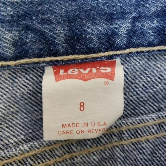 Vintage 80s Levis Mom Jeans High Rise Medium Wash Tapered USA Made Denim - Picture 6 of 7